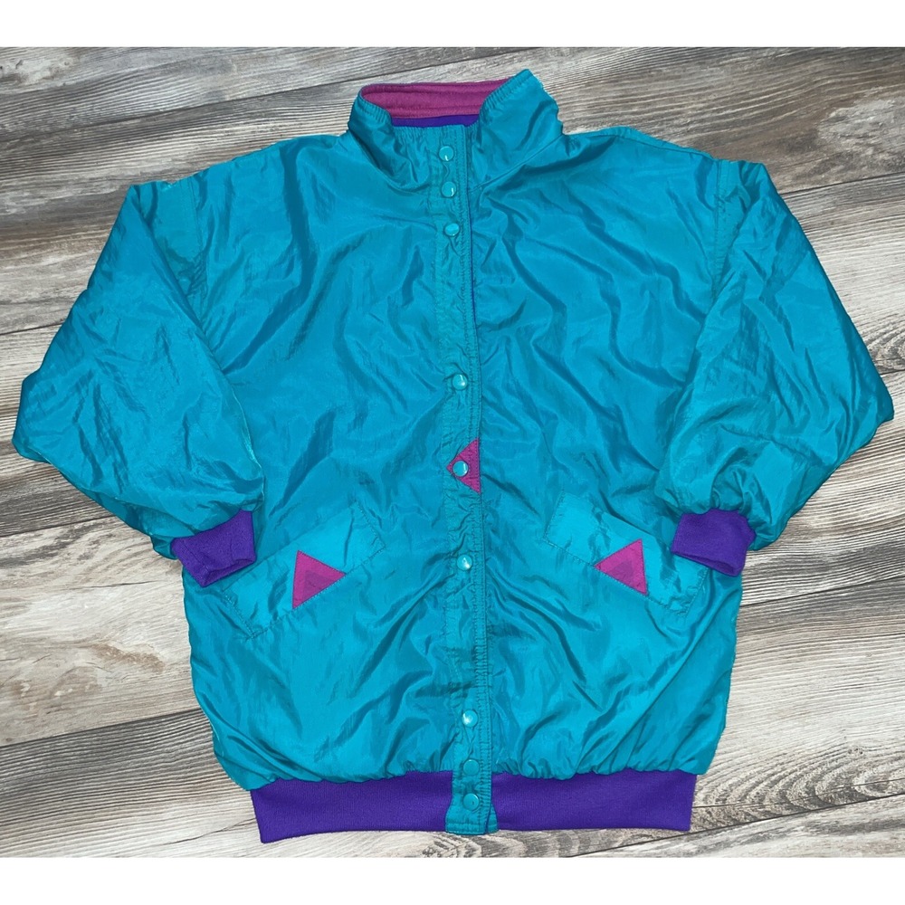 Vintage Current Seen Jacket Womens Reversible Outdoor Ski Snow Coat Size L(14)